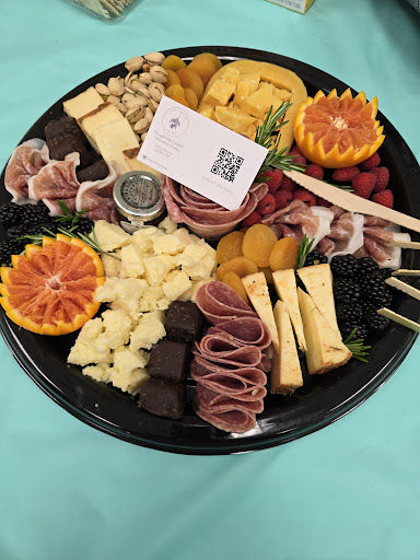 Work event charcuterie board photographed by customer Dr. Amanda Krkic